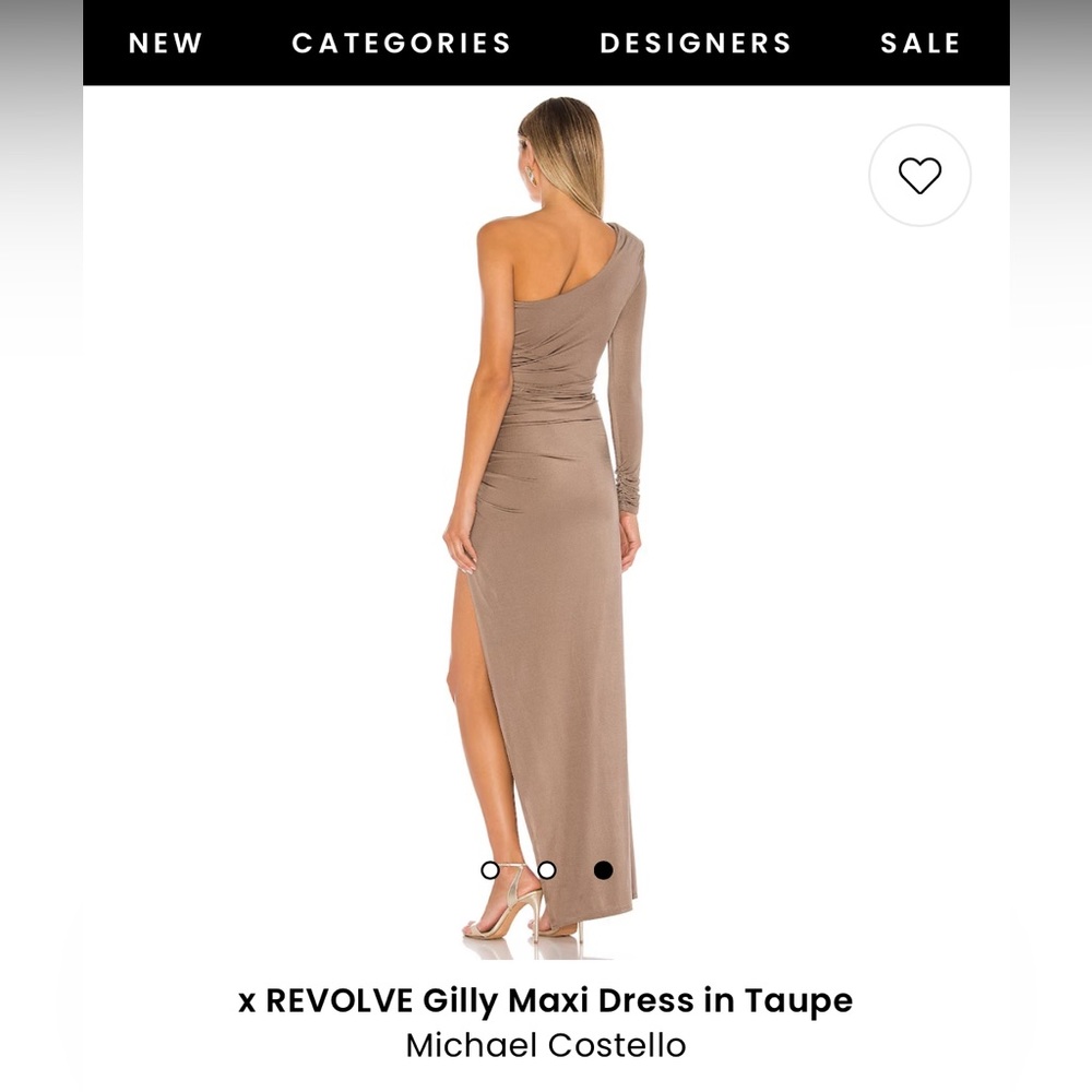 REVOLVE Michael Costello Dress Bronze